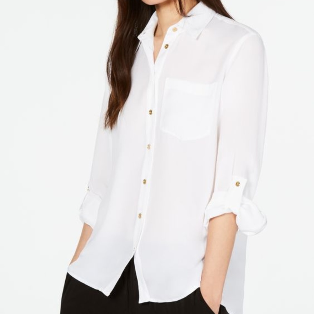 Michael Kors  soft white shirt